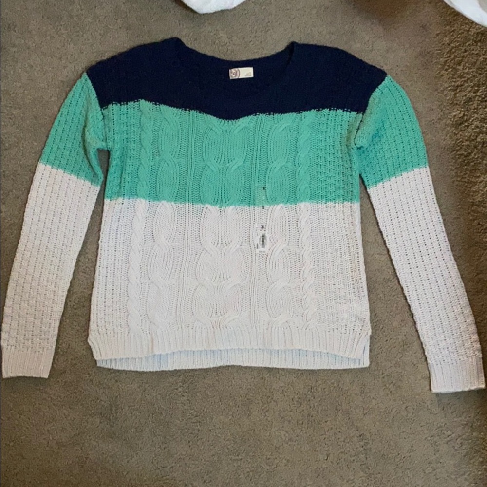 Tricolor Comfy Sweater